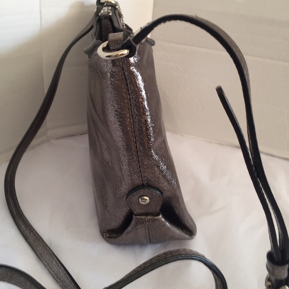 Coach Silver Metallic Iridescent Purse - Picture 6 of 7